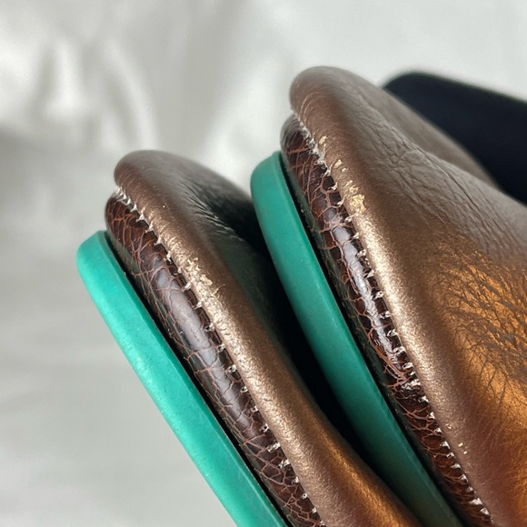 Preloved TIEKS by Gavrieli ROSÉ Full-grain Leather Ballet Flats Size 9 - Picture 10 of 11